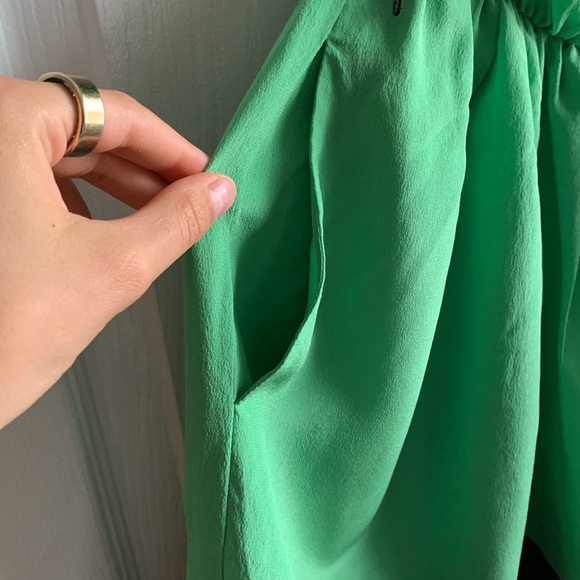 ROBERT RODRIGUEZ 100% SILK Romper with pockets! - Designer Vintage (no belt) - Picture 10 of 14